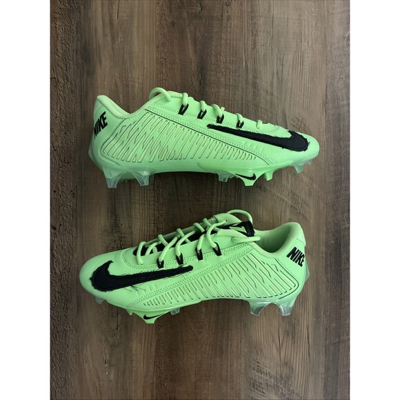 Nike Vapor Edge 360 VC Football Cleats FQ8764-300 Size 9 Lime Blast Black New - Picture 1 of 6
